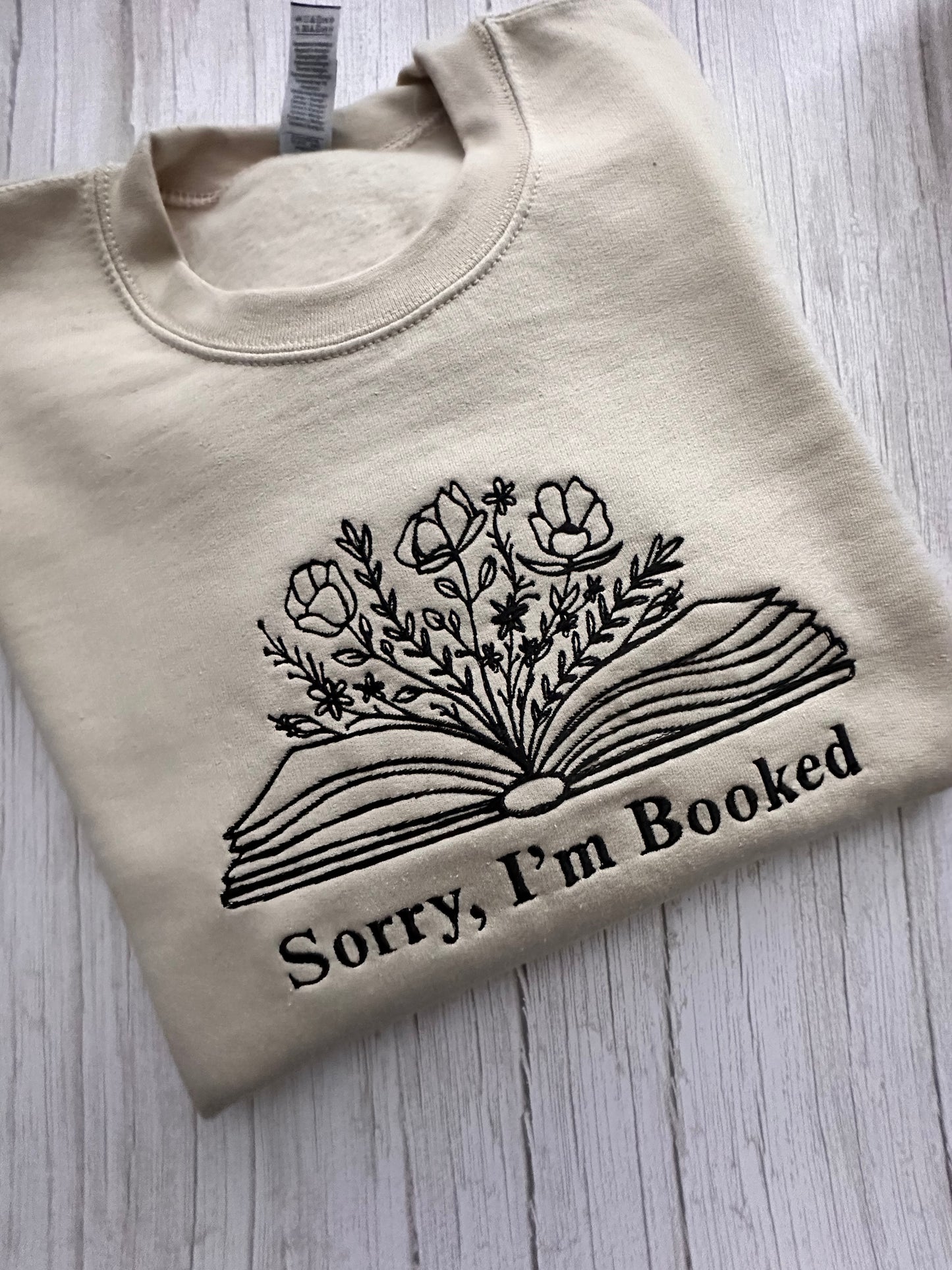 I'M BOOKED.