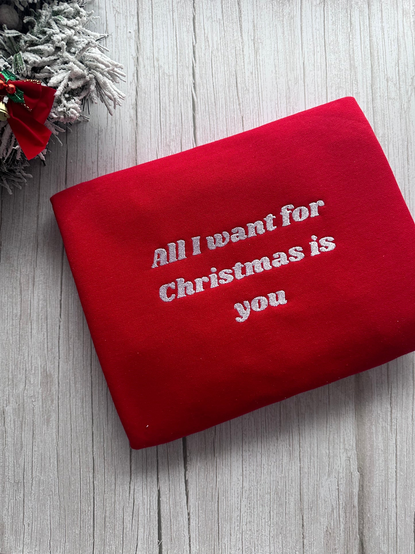 ALL I WANT FOR CHRISTMAS.