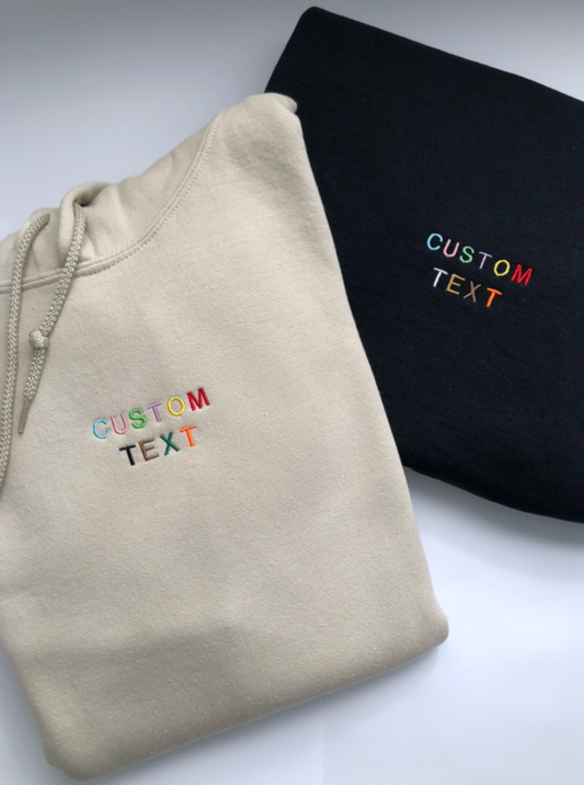 Custom Text Hoodie